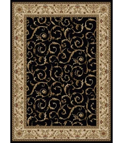 Radici USA Como 1599/1514 Black Rug 2 ft. 2 X 7 ft. 7 Rectangle