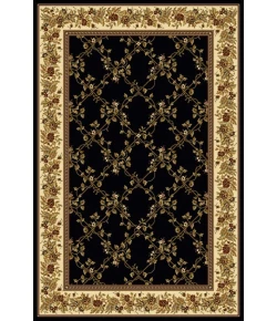 Radici USA Noble 1427/1724 Black Rug 2 ft. 2 X 8 ft. Rectangle