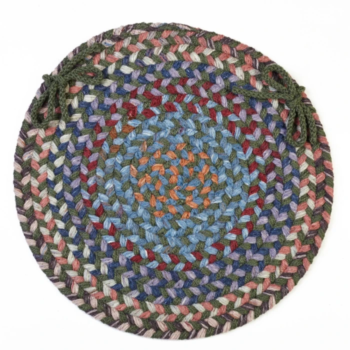 Rhody Astoria Greengrass AS22 15 in. X 15 in. Chair Pad Set-of-4 Rug