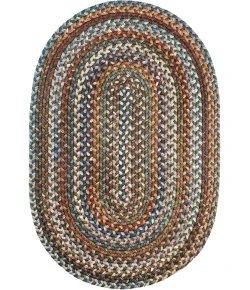 Rhody Astoria Greengrass AS22 7 ft. X 9 ft. Oval Braided Rug
