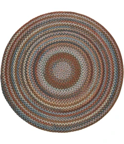Rhody Astoria Greengrass AS22 6 ft. X 6 ft. Round Braided Rug