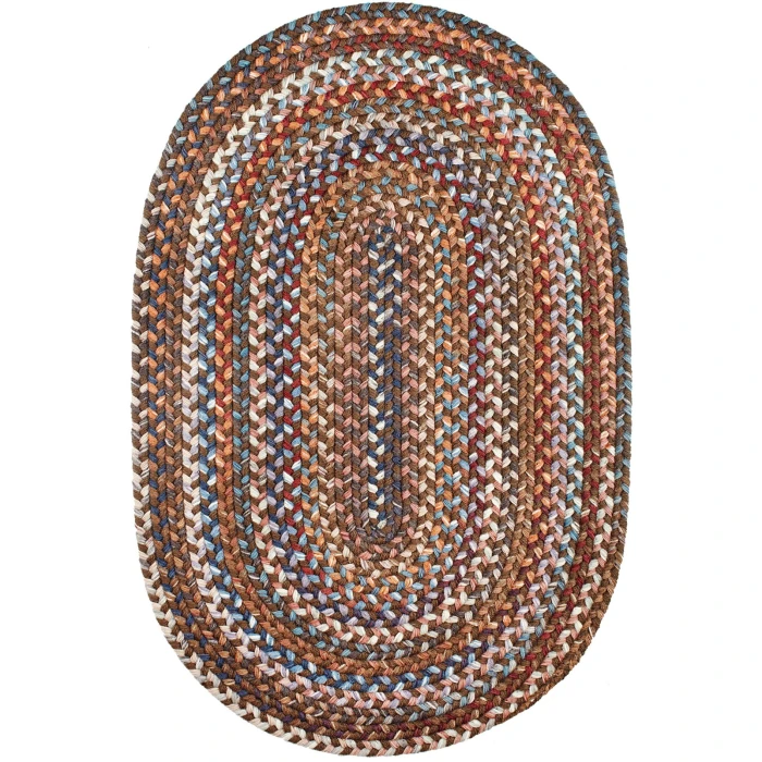 Rhody Astoria Walnut AS32 3 ft. X 5 ft. Oval Rug