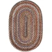 Rhody Astoria Walnut AS32 8 ft. X 11 ft. Oval Braided Rug