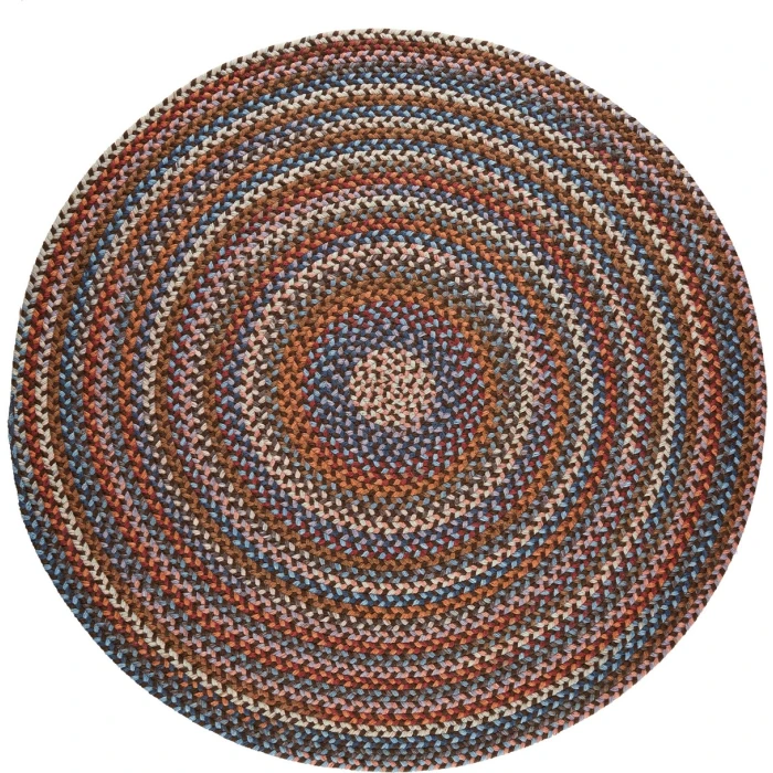 Rhody Astoria Walnut AS32 4 ft. X 4 ft. Round Rug