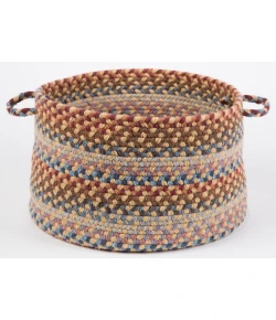 Rhody Astoria Wheat Field AS52 18 in. X 12 in. Basket Braided Rug