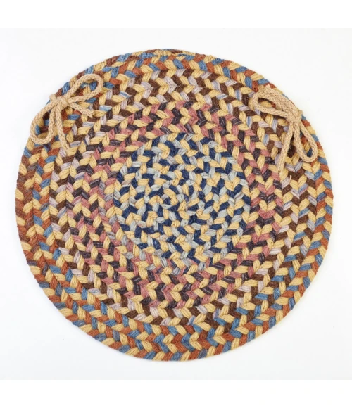 Rhody Astoria Wheat Field AS52 15 in. X 15 in. Chair Pad Set-of-4 Rug