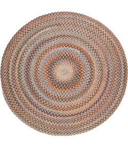 Rhody Astoria Wheat Field AS52 6 ft. X 6 ft. Round Braided Rug