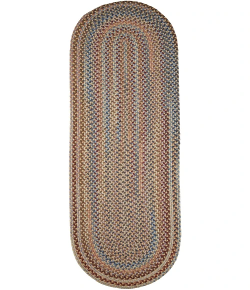 Rhody Astoria Wheat Field AS52 2 ft. X 8 ft. Oval Runner Rug