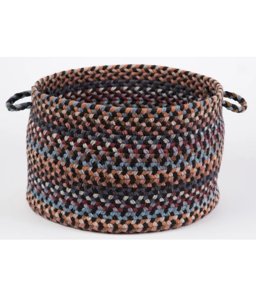 Rhody Astoria Black Rock AS82 18 in. X 12 in. Basket Rug