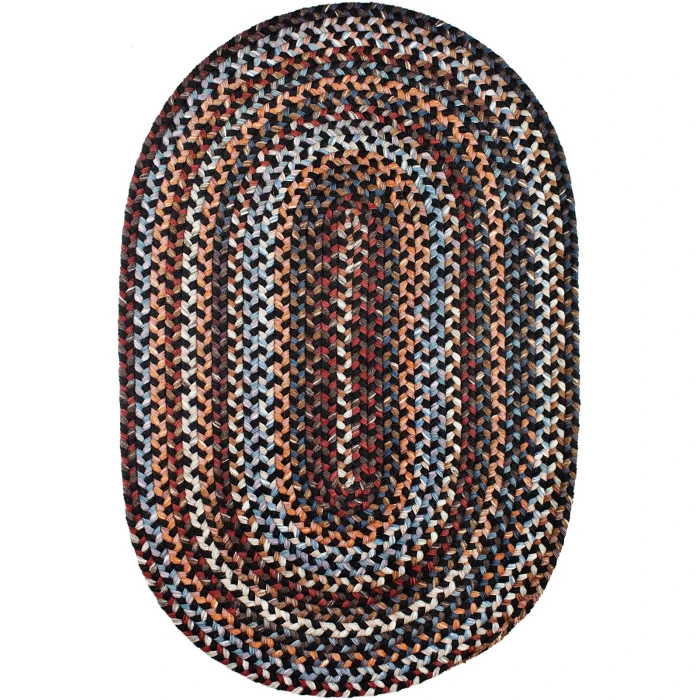 Rhody Astoria Black Rock AS82 2 ft. X 3 ft. Oval Rug