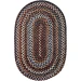 Rhody Astoria Black Rock AS82 8 ft. X 11 ft. Oval Braided Rug