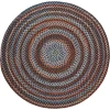 Rhody Astoria Black Rock AS82 6 ft. X 6 ft. Round Braided Rug