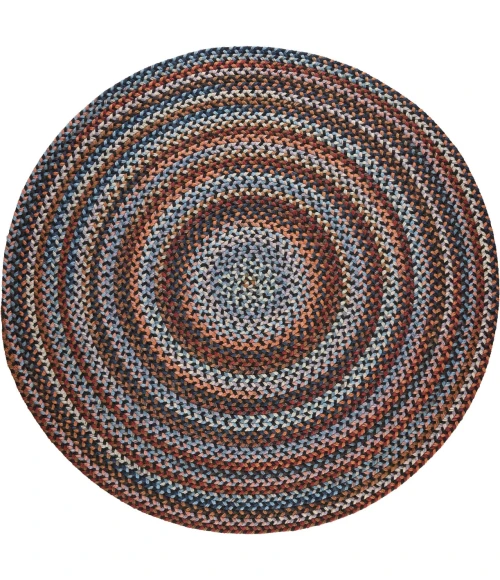 Rhody Astoria Black Rock AS82 4 ft. X 4 ft. Round Rug