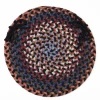 Rhody Astoria Black Rock AS82 15 in. X 15 in. Chair Pad Braided Rug