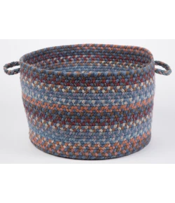 Rhody Astoria Blue Dragon AS92 18 in. X 12 in. Basket Braided Rug