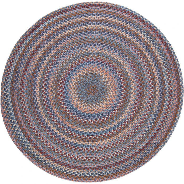 Rhody Astoria Blue Dragon AS92 8 ft. X 8 ft. Round Rug