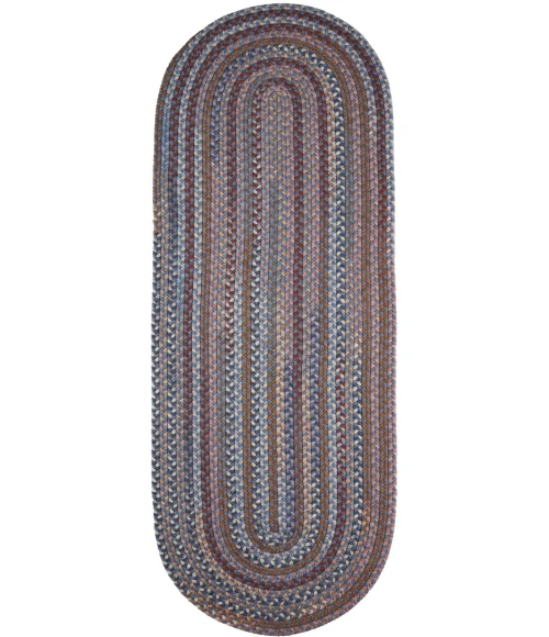 Rhody Astoria Blue Dragon AS92 2 ft. X 8 ft. Oval Runner Rug