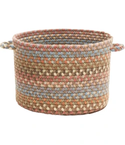 Rhody Bar Harbor Mocha BH37 14 in. X 10 in. Basket Braided Rug