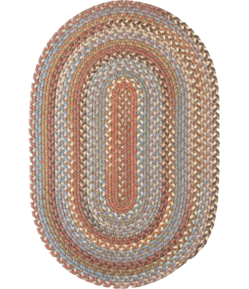 Rhody Bar Harbor Mocha BH37 7 ft. X 9 ft. Oval Rug