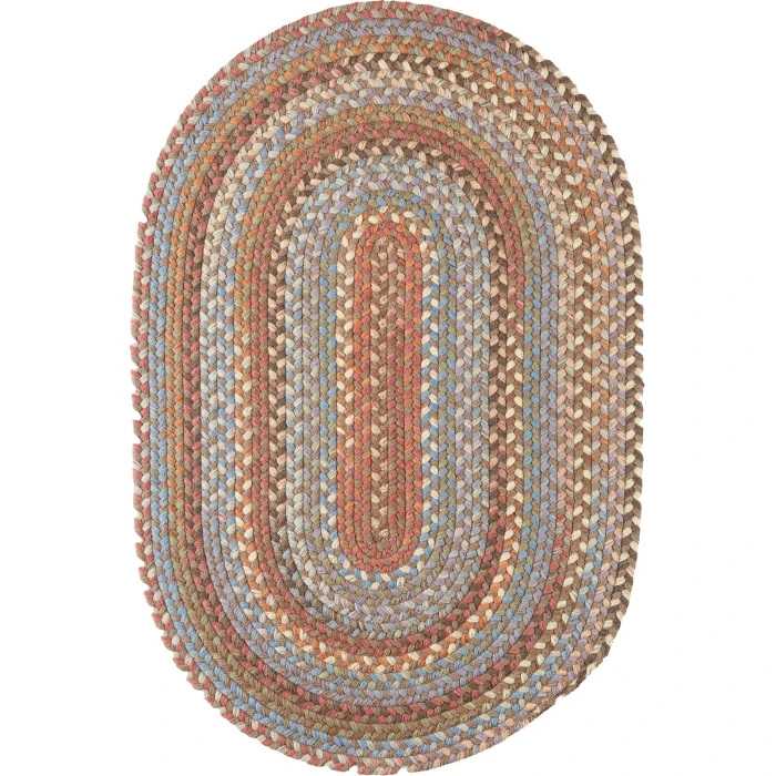 Rhody Bar Harbor Mocha BH37 5 ft. X 8 ft. Oval Rug