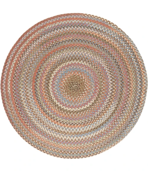 Rhody Bar Harbor Mocha BH37 10 ft. X 10 ft. Round Rug