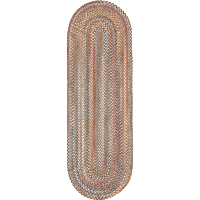 Rhody Bar Harbor Mocha BH37 2 ft. X 8 ft. Oval Runner Rug