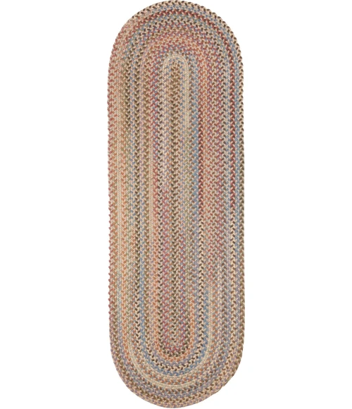 Rhody Bar Harbor Butterfield BH57 2 ft. X 6 ft. Oval Runner Rug