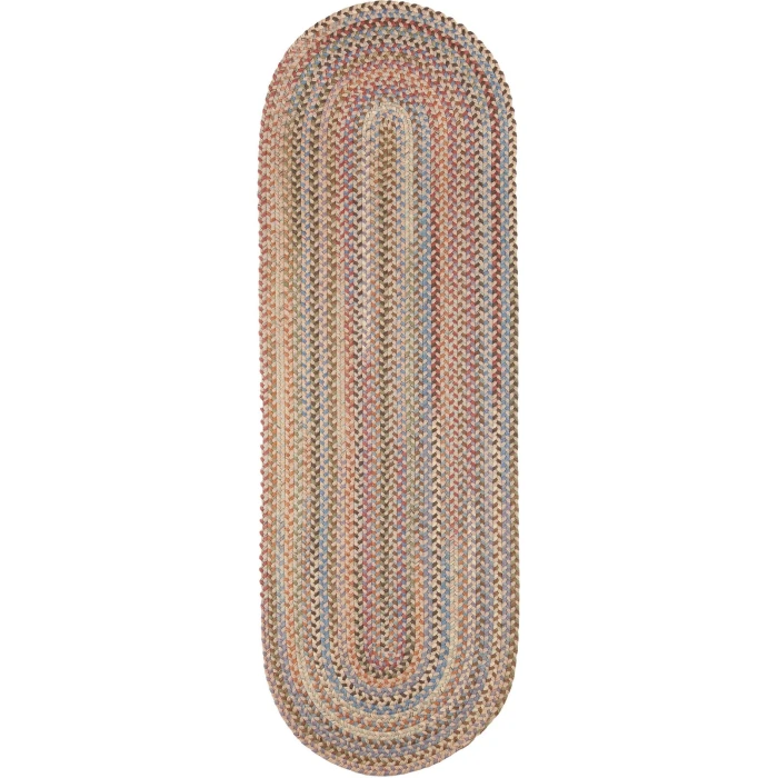 Rhody Bar Harbor Butterfield BH57 2 ft. X 10 ft. Oval Runner Rug