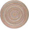 Rhody Bar Harbor Butterfield BH57 4 ft. X 4 ft. Round Braided Rug