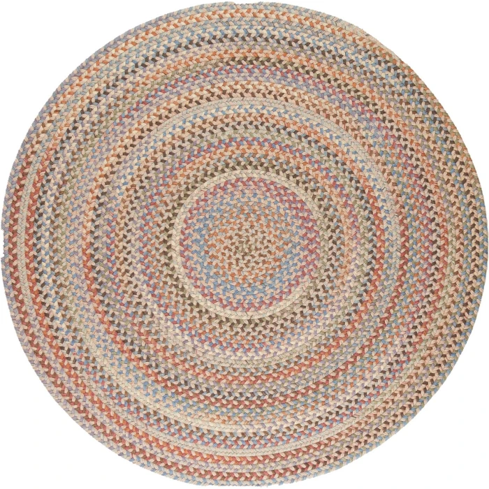 Rhody Bar Harbor Butterfield BH57 8 ft. X 8 ft. Round Rug