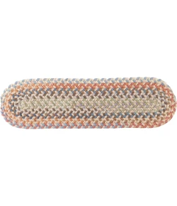 Rhody Bar Harbor Butterfield BH57 8 in. X 28 in. Stair Tread Braided Rug