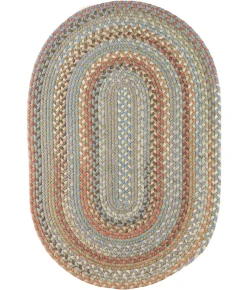 Rhody Bar Harbor Seaweed BH67 7 ft. X 9 ft. Oval Braided Rug