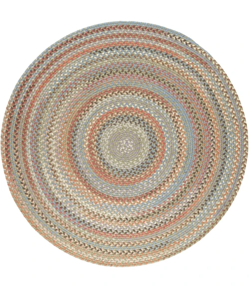 Rhody Bar Harbor Seaweed BH67 4 ft. X 4 ft. Round Rug