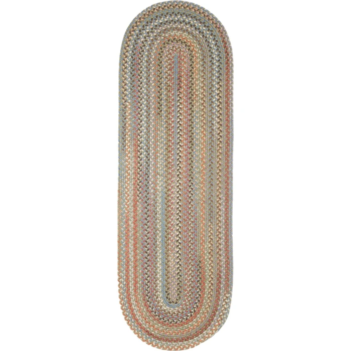 Rhody Bar Harbor Seaweed BH67 2 ft. X 8 ft. Oval Runner Rug