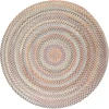 Rhody Bar Harbor Graphite BH87 4 ft. X 4 ft. Round Braided Rug