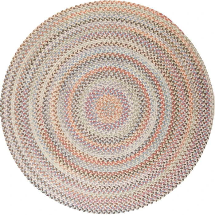 Rhody Bar Harbor Graphite BH87 8 ft. X 8 ft. Round Rug