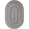 Rhody Bar Harbor Bluestone BH97 7 ft. X 9 ft. Oval Braided Rug