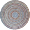 Rhody Bar Harbor Bluestone BH97 4 ft. X 4 ft. Round Braided Rug