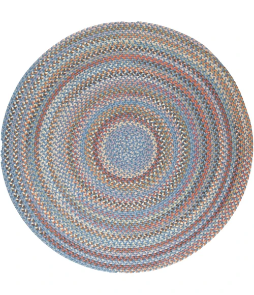 Rhody Bar Harbor Bluestone BH97 8 ft. X 8 ft. Round Rug
