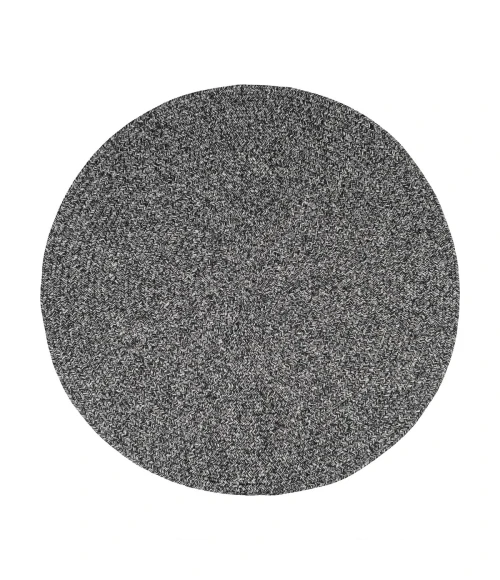 Rhody Elegance Frosty Black EG82 10 ft. X 10 ft. Round Rug