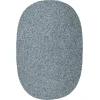 Rhody Elegance Dusty Blue EG92 8 ft. X 11 ft. Oval Braided Rug