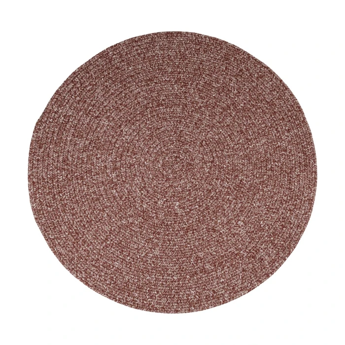 Rhody Elegance Earthy Terracotta EG42 4 ft. X 4 ft. Round Rug