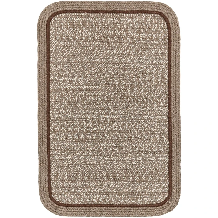 Rhody Casual Comfort Mocha CC38 2 ft. X 3 ft. Rectangle Rug