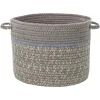 Rhody Casual Comfort Silvermist CC48 10 in. X 8 in. Basket Braided Rug