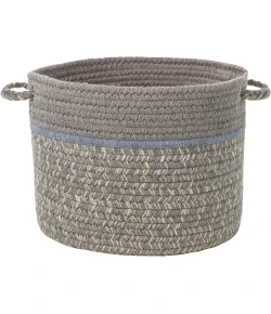 Rhody Casual Comfort Silvermist CC48 18 in. X 12 in. Basket Braided Rug