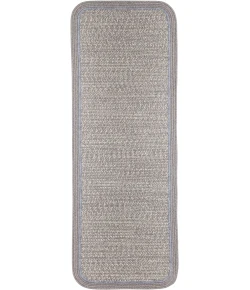 Rhody Casual Comfort Silvermist CC48 2 ft. X 6 ft. Rectangle Braided Rug