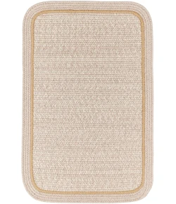 Rhody Casual Comfort Sesame CC58 3 ft. X 5 ft. Rectangle Braided Rug