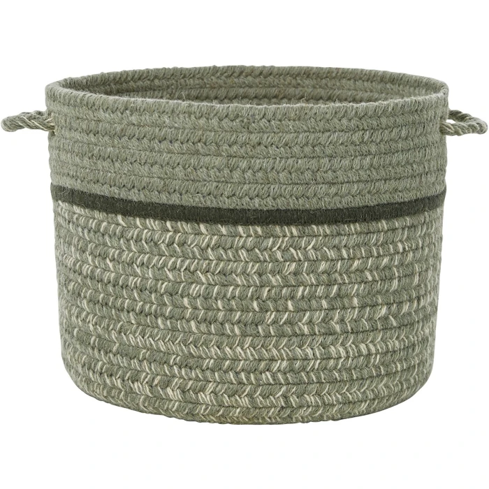 Rhody Casual Comfort Mistletoe CC68 14 in. X 10 in. Basket Rug
