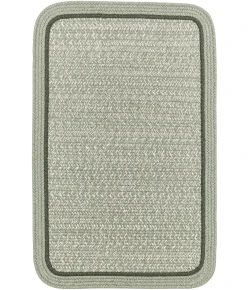 Rhody Casual Comfort Mistletoe CC68 3 ft. X 5 ft. Rectangle Braided Rug
