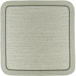Rhody Casual Comfort Mistletoe CC68 4 ft. X 4 ft. Square Braided Rug